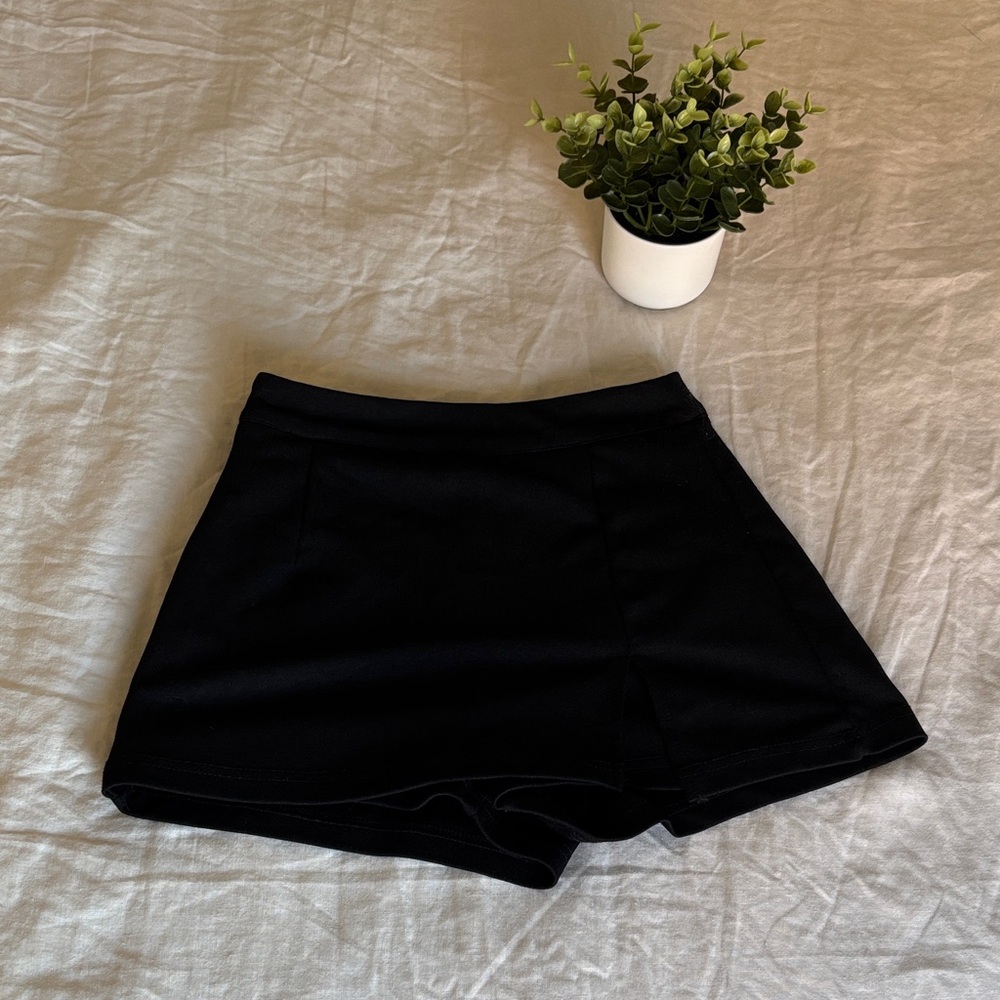 SHEIN Elegant Black Women's Skorts